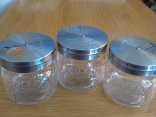 Kilner storage jar with - 3,