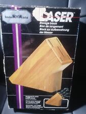 Richardson Sheffield Laser Wooden Storage Block Holder - No Knives Included