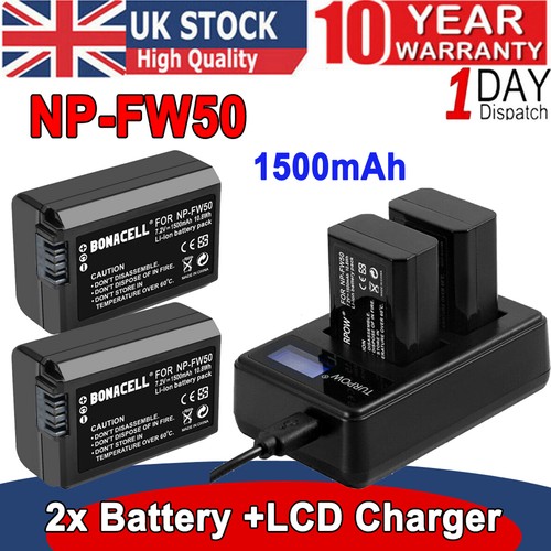 Fw50 battery dual - np-fw50,