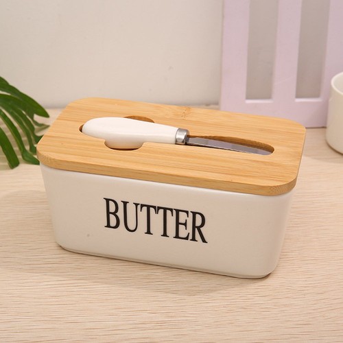 Ceramic french butter - ceramic, dish