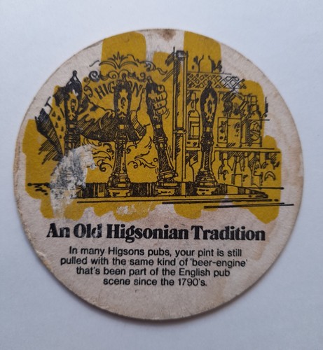 Old higsonians beer - higsonians,