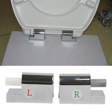 1 Pair Replacement Toilet Soft Close Hinges Toilet Seats Cover Hinges Accessory
