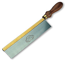 Crown Tools 10" Brass Backed Dovetail Saw