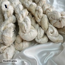 100gm White Embroidered