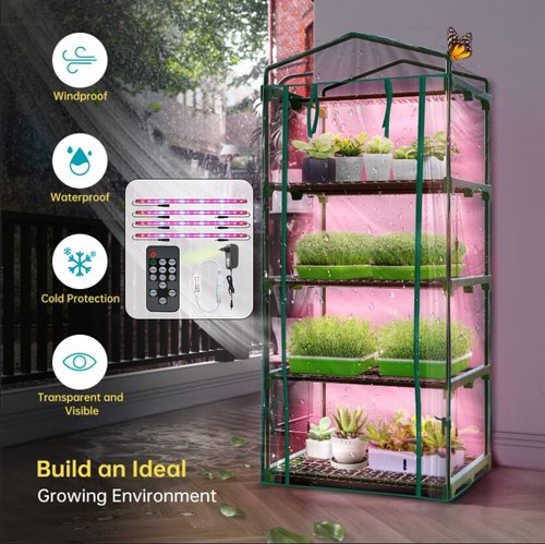 Mini indoor greenhouse with - indoor,