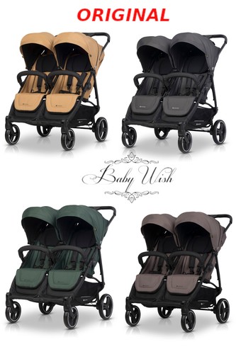 Eurocart doblo twin pram buggy - eurocart,