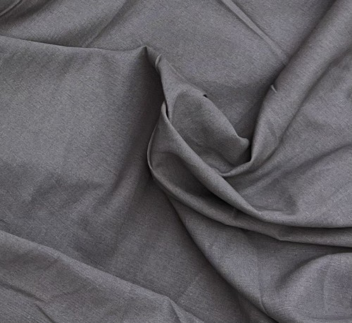 Charcoal grey linen fabric