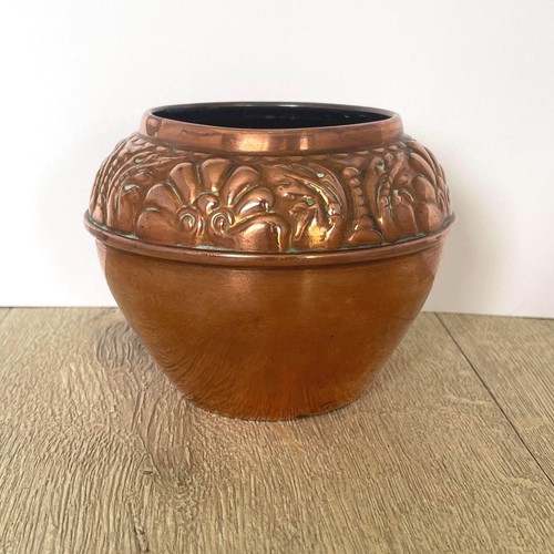 Art nouveau copper plant - nouveau,