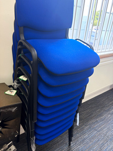 Blue fabric visitor - blue, visitor/guest
