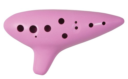 Hole pink ocarina - 12, by