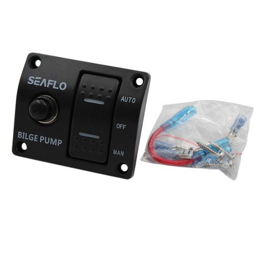 Seaflo way bilge pump switch - 3-way,