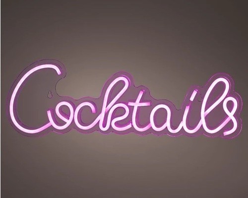 Neon cocktail sign 42cm - neon,