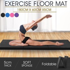 Gymnastics Exercise Folding Mats Crash Floor Tumbling Yoga Gym 5cm Thick Mat