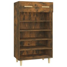 Shoe Cabinet Smoked Oak