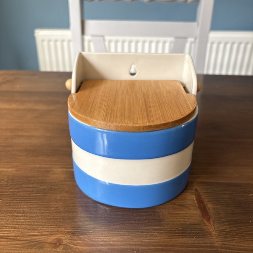 Green cornishware salt - green,