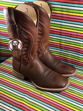 Vintage Style Men’s Dusty Rider Cowboy Western Roper Biker Riding Boots Uk 9