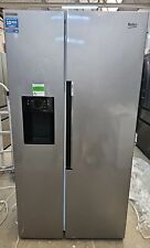 Beko ASP34B32VPS 368L/203L American Style Fridge Freezer - Stainless Steel