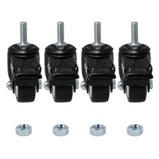 4pcs Heavy Duty PU Swivel