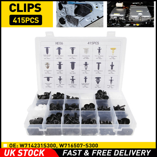 415pcs car plastic rivets - car, trim