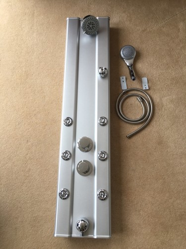 Thermostatic shower panel - shower, with