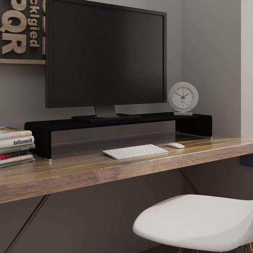 Glass monitor stand clear - monitor,