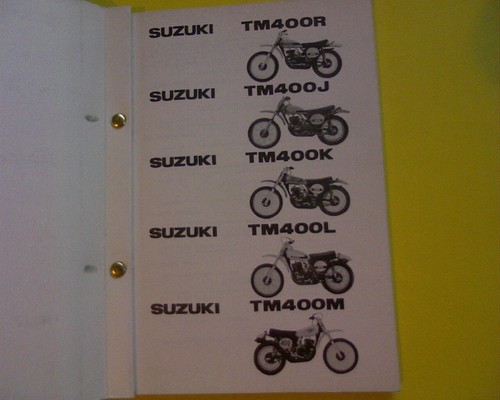 Suzuki tm400 racing motocross - suzuki,
