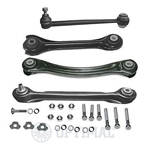 Rear wheel suspension - rear, set