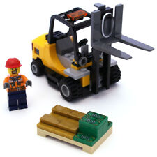 Lego Train City Cargo Forklift Truck Bank Gold Cash Pallet from 60198 NEW