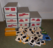 Job Lot 35mm Slides 1958-1981 in Rollei Boxes & Loose - Approx 800 VGC