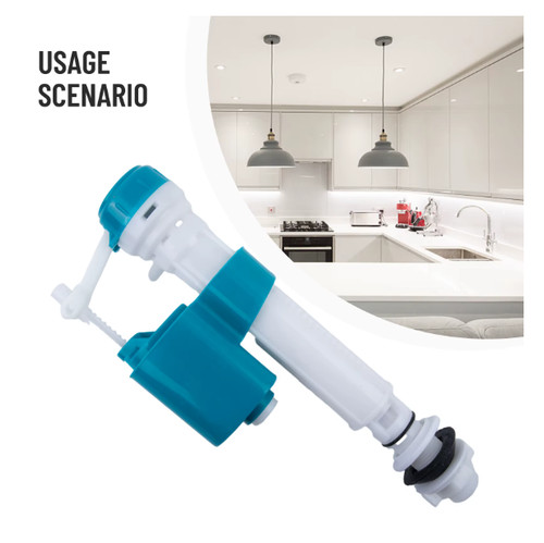 Toilet cistern valve fill - toilet, 1/2"