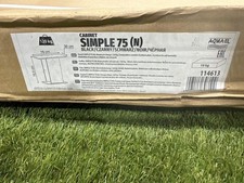 Boxed & Unused Aquael 114613 Simple 75 (N) Black Cabinet