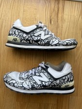 Rare New Balance M574AE Josh Wisdumb 574 Graffiti DS Mens LE - white black 11