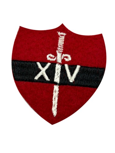 British 14th army patch made - 14th,