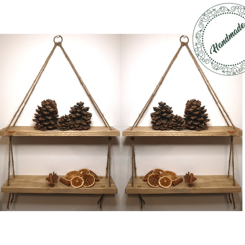 Rustic shelves handmade wooden - shelves,