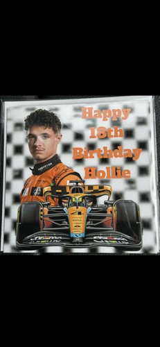 Lando norris birthday card - norris,
