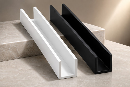 Pvc channel trim profile 1m - channel,