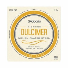 DULCIMER STRINGS - D'ADDARIO EJ64 - 4 STRINGS - LOOP END