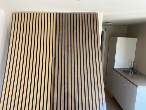 Acoustic wooden wall - acoustic, panels