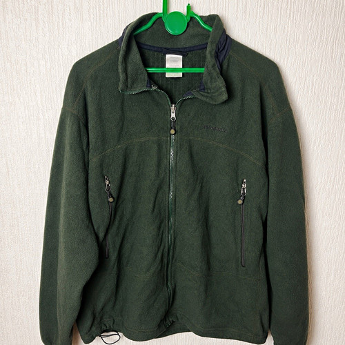 Patagonia men green full zip - men's,