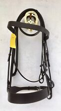 HEAVY/DRAUGHT HORSE LEATHER HUNTER BRIDLE FROM TOP HORSE UK WITH BILLETS/ REINS