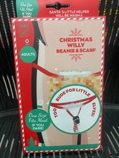 Christmas Willie Beanie & Scarf G String Men’s underwear