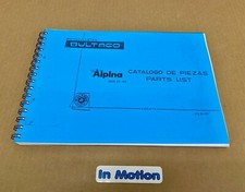 Bultaco Alpina 212-213 Reproduction Parts Book A4 Print Twinshock
