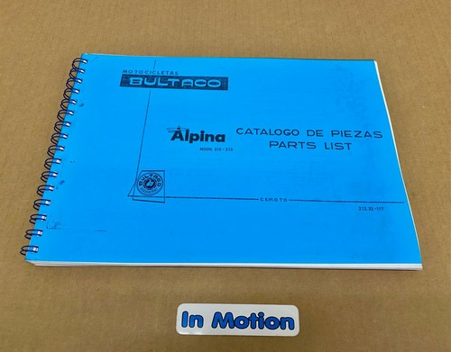 Bultaco alpina 212 - alpina, 212-213