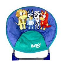 Bluey Moon Chair Seat Childrens Kids Bedroom Chair Foldable