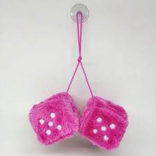 Soft Fluffy Furry Dice