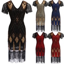 1920s 30s Flapper Dress