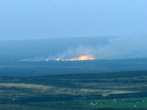 Photo 6x4 fire hawksworth - 6x4,