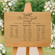 Wooden Wedding Table Plan, Seating Plan Wedding Sign, Seating Plan, Rustic Boho