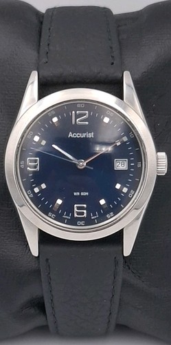 Accurist mb419 mens blue dial - accurist,