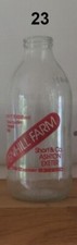 Vintage Advert Glass Milk Bottles 1 Pint Many Designs - All Excellent Condition